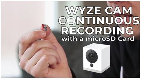 Using a microSD card with your Wyze Cam gives you the ability to record videos continuously, locally, and create Time Lapse videos. . Wyze cam micro sd